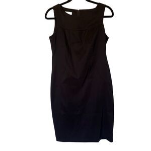 Alyx Women's Black Sleeveless Sheath Dress Size 4 Knee Length